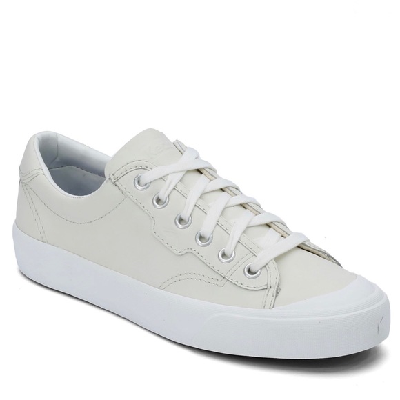Keds Shoes Newkeds Cream Crew Kick 75 Leather Sneakers Poshmark